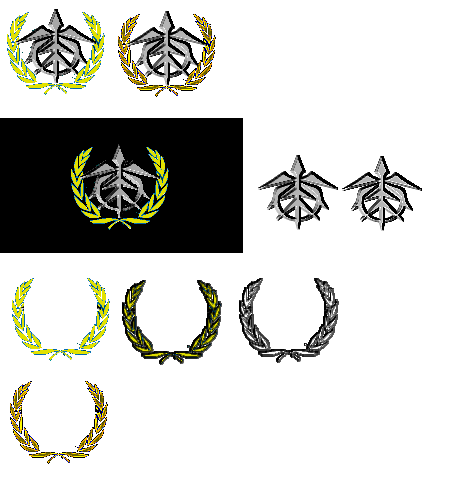 Silver edge logos