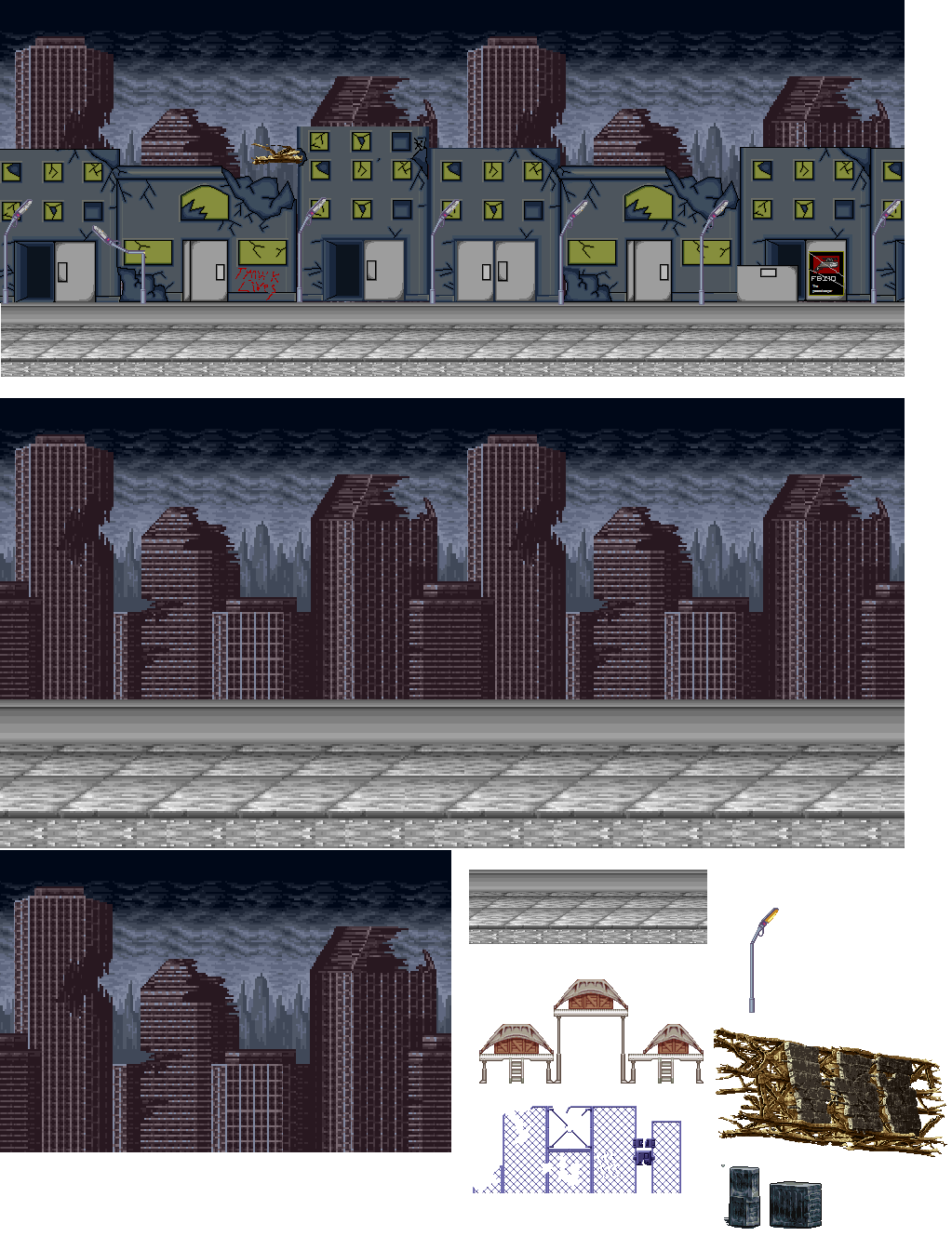 ruined city bg kit