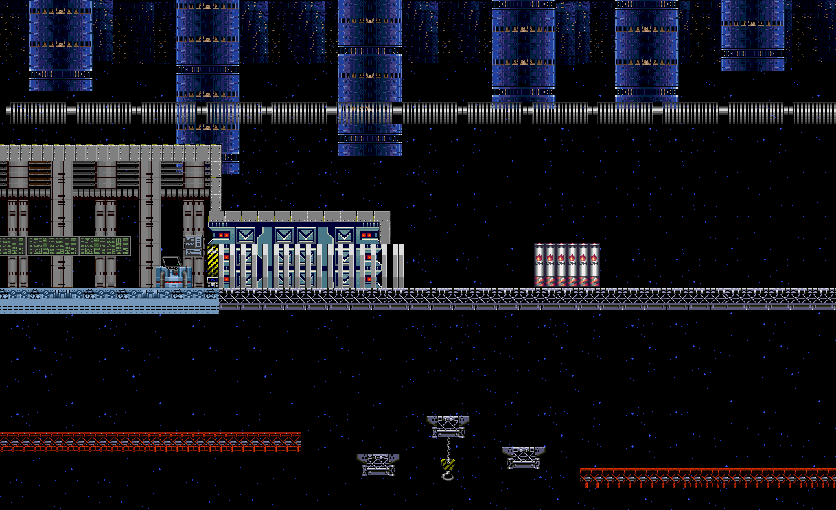 Lunar base space frame area