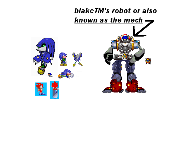 blakeTE and red the hedgehog