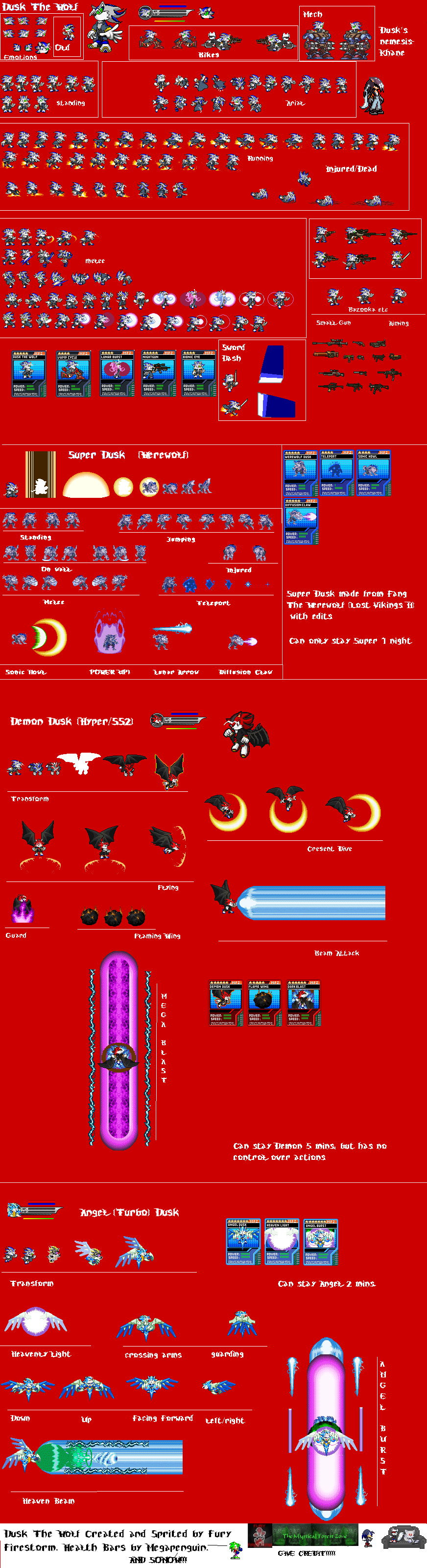 Dusk Ultimate Sheet