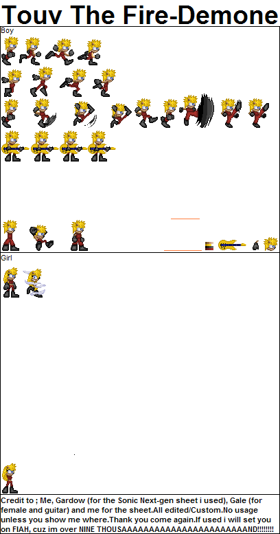 Touvsheet