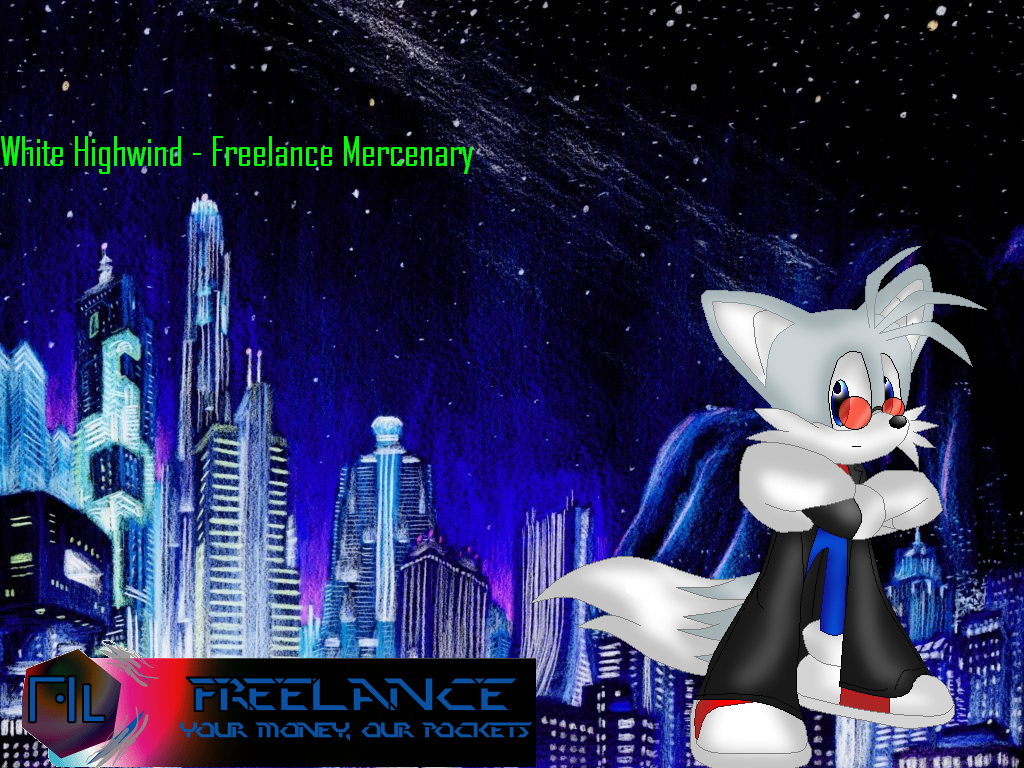 White Highwind City Background