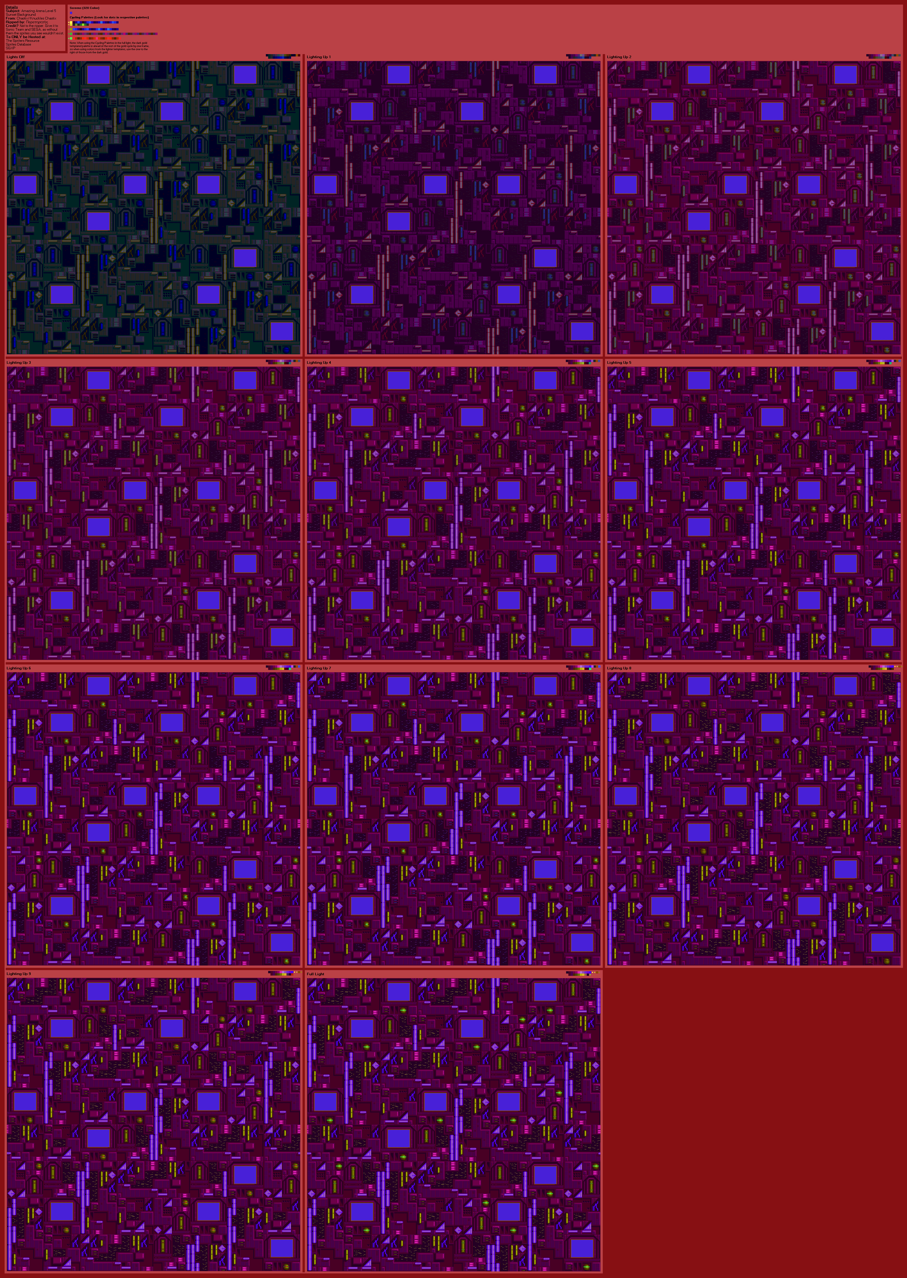 Amazing Arena Level 5 (Sunset) (Chaotix)