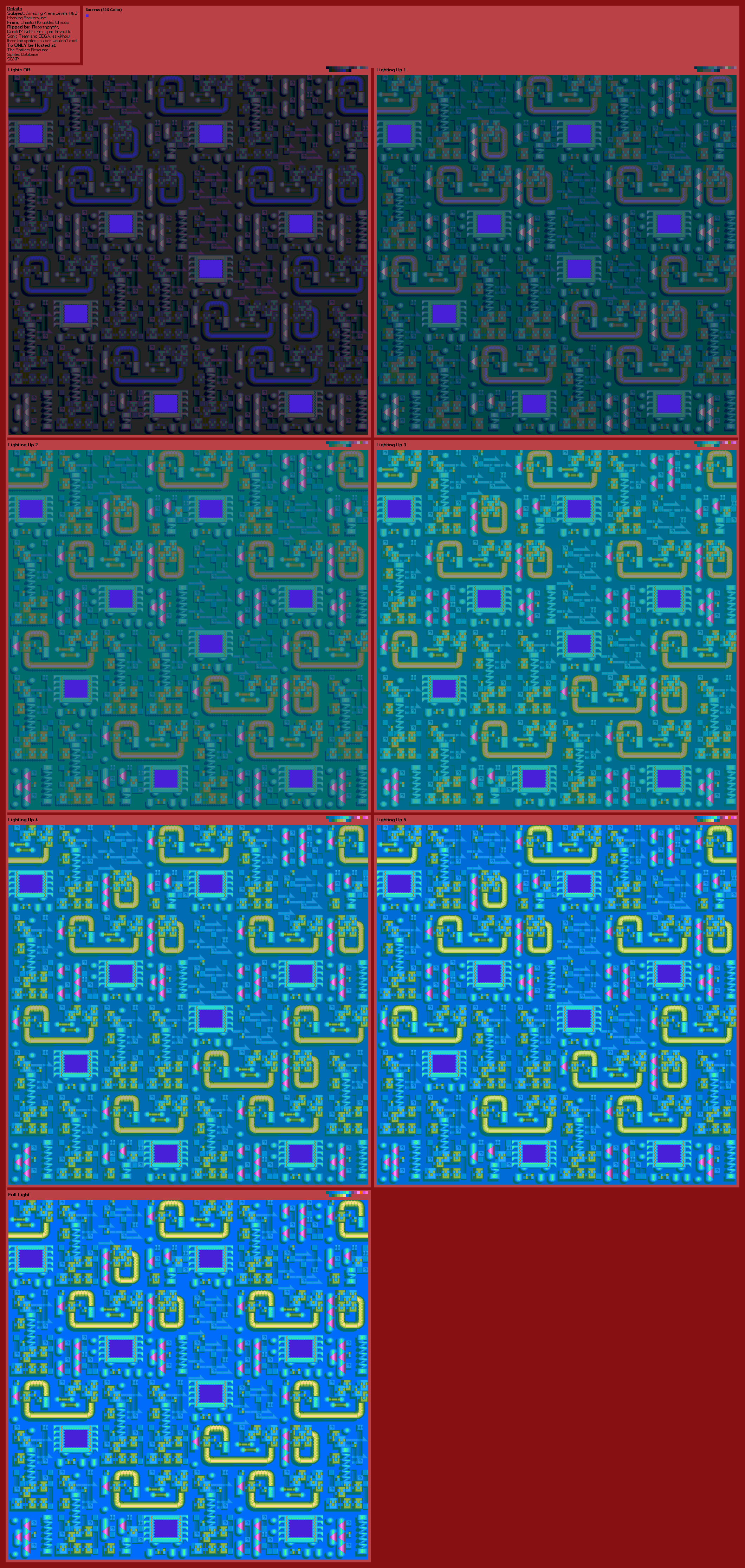 Amazing Arena Levels 1 & 2 (Morning) (Chaotix)