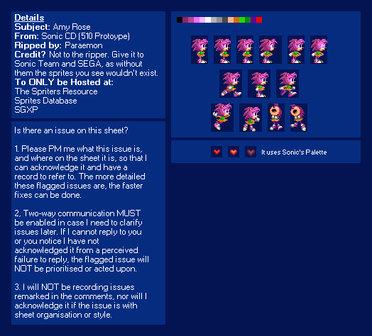 Amy Rose (510 Prototype) (CD Prototype)