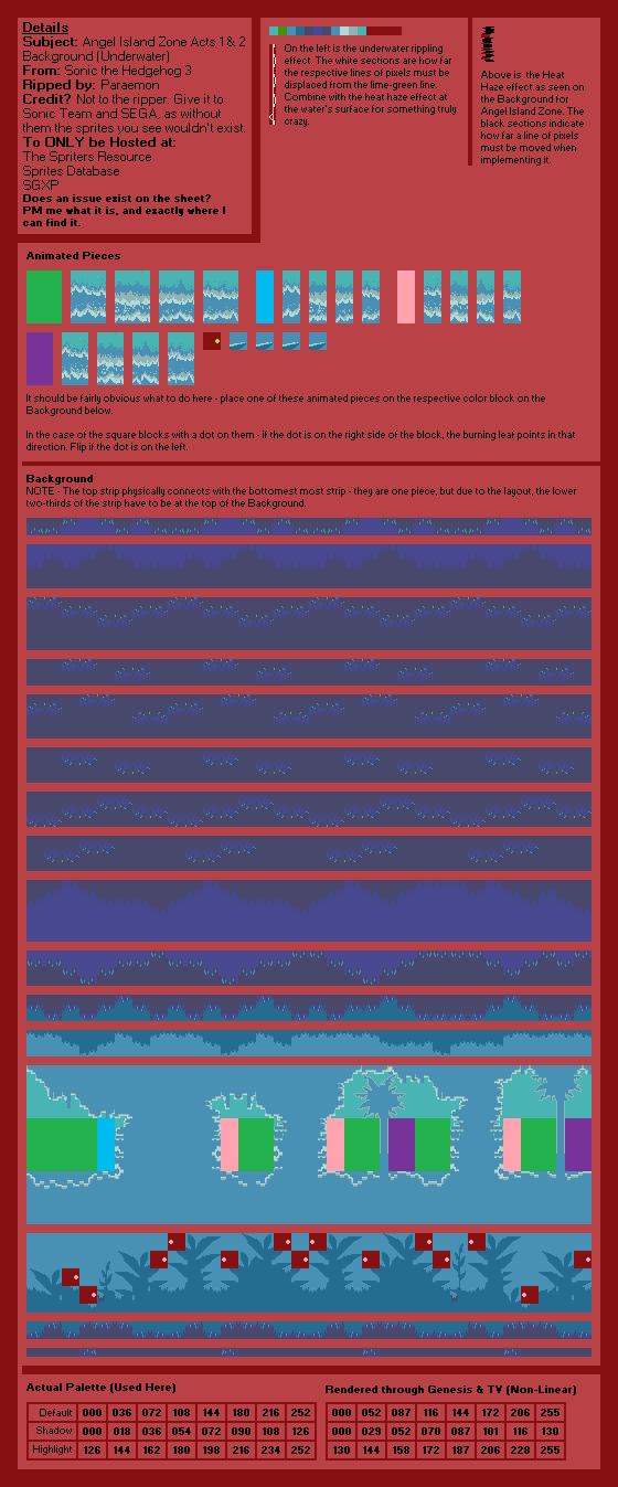 Angel Island Zone (General, Underwater) (S3)
