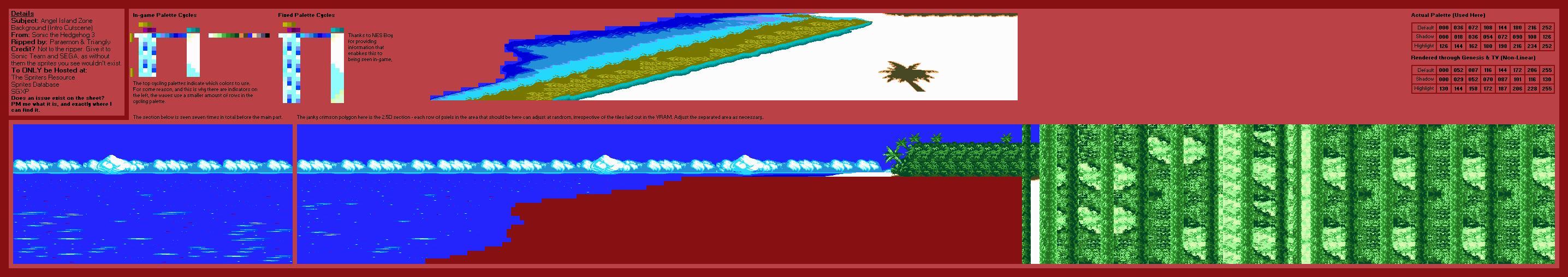 Angel Island Zone (Intro Cutscene) (S3)