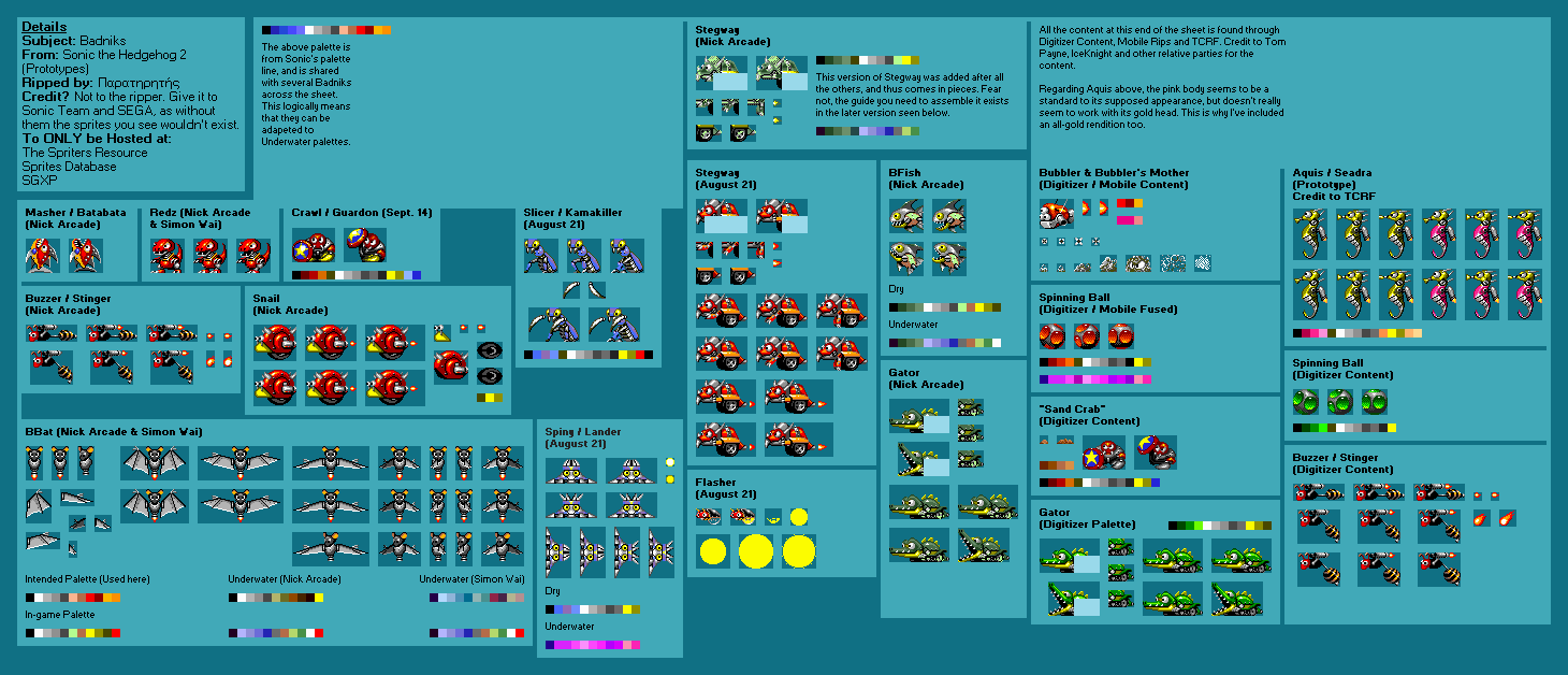 Badniks (Development) (S2 Prototype)