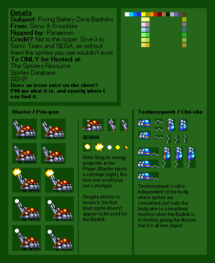 Badniks (Flying Battery Zone) (S&K)