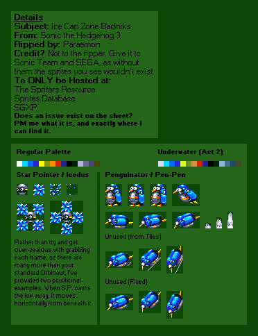 Badniks (Ice Cap Zone) (S3)