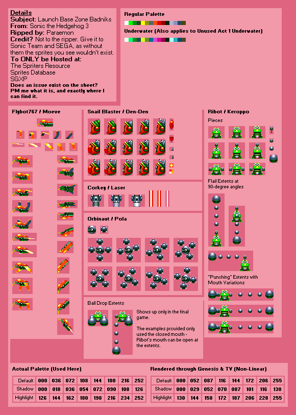 Badniks (Launch Base Zone) (S3)