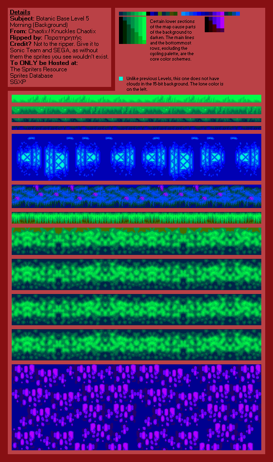 Botanic Base Level 5 (Morning) (Chaotix)