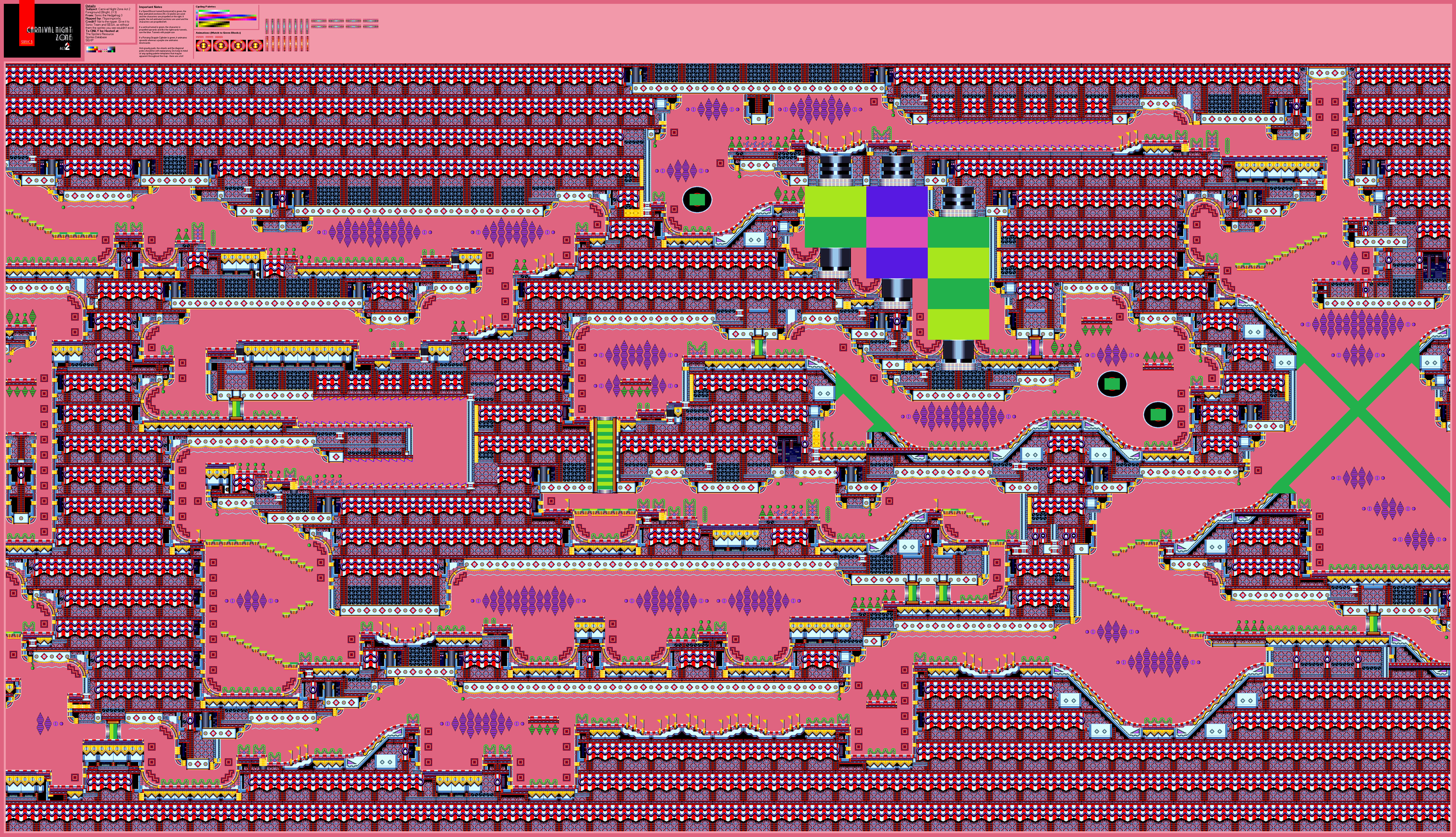 Carnival Night Zone Act 2 (Bright) (S3), part 2 of 3