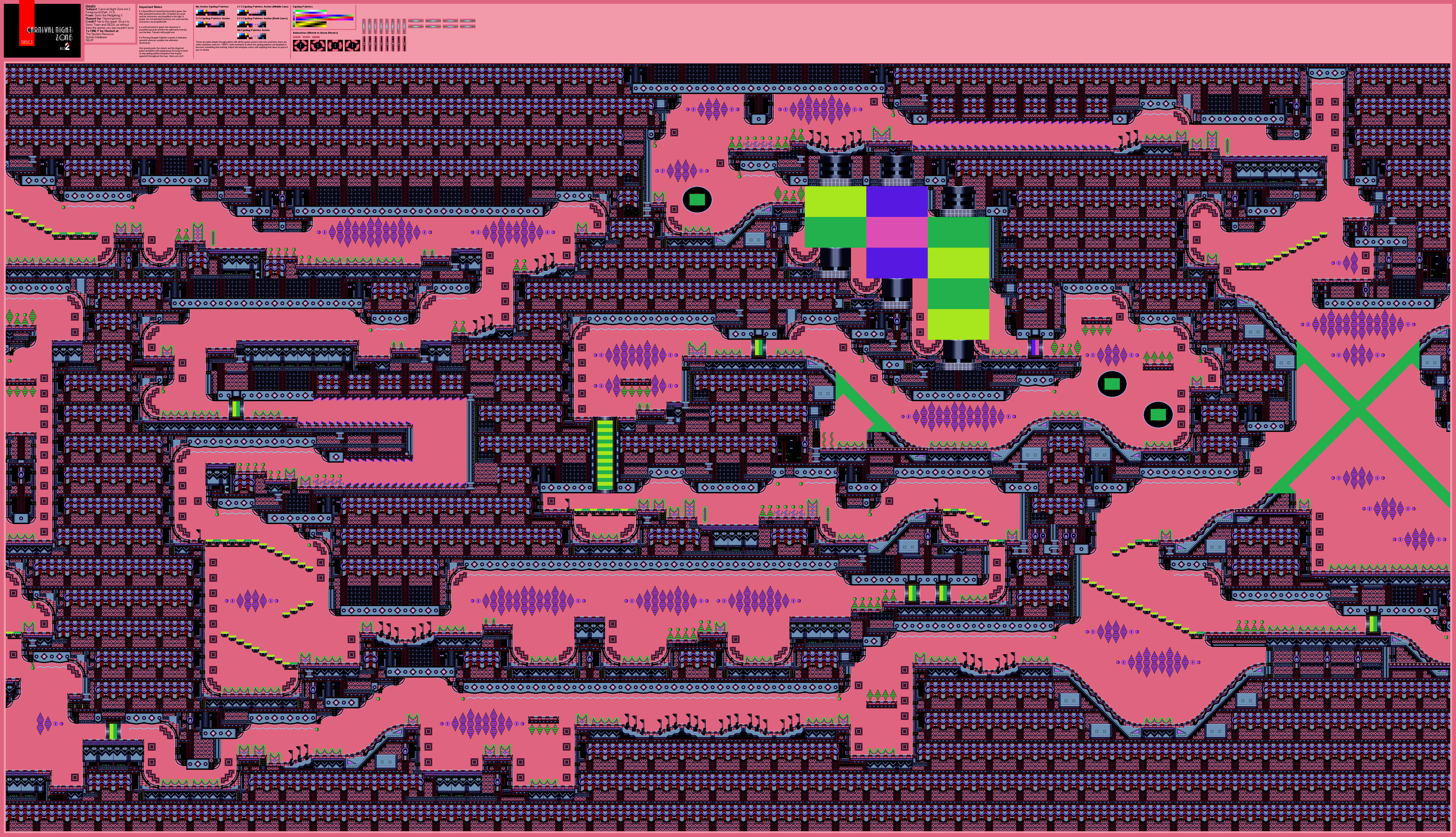 Carnival Night Zone Act 2 (Dark) (S3), part 2 of 3