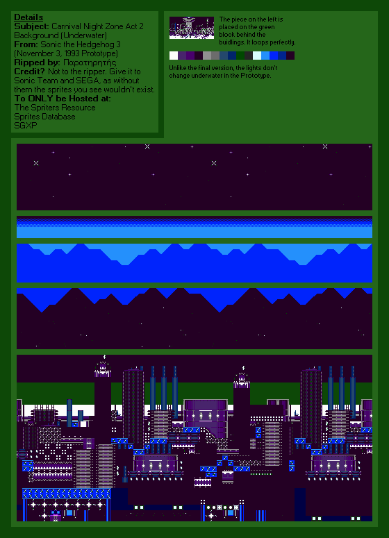 Carnival Night Zone Act 2 (Underwater) (S3 Prototype)