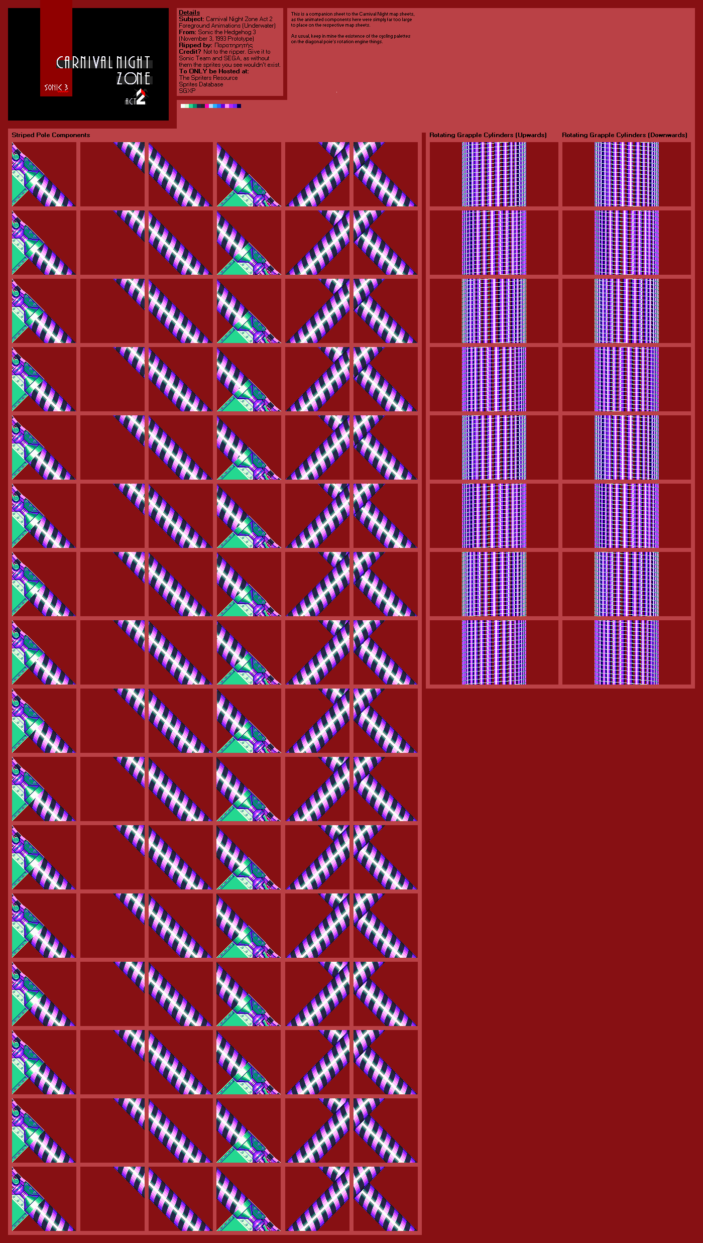 Carnival Night Zone Act 2 (Underwater, Large Animations) (S3 Prototype)