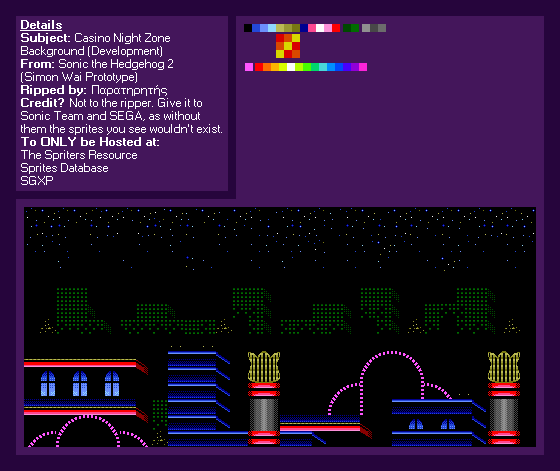Casino Night Zone (Simon Wai Prototype) (S2 Prototype)