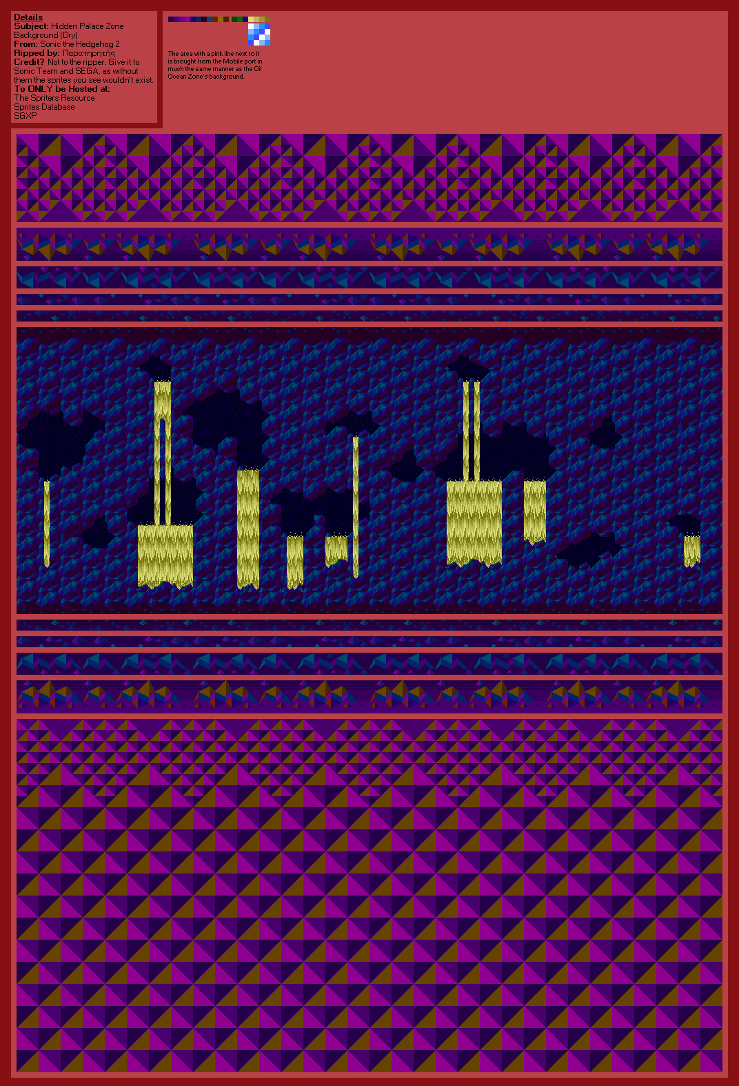 Hidden Palace Zone (Dry) (S2 Prototype)
