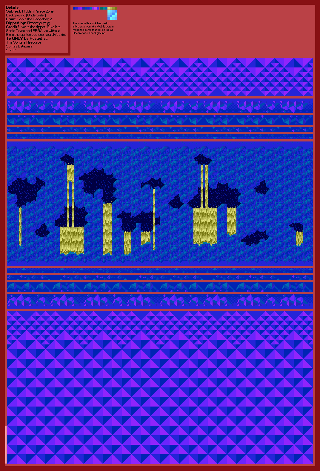 Hidden Palace Zone (Underwater) (S2 Prototype)