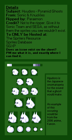 Hyūdoro (Ghosts) (S&K)