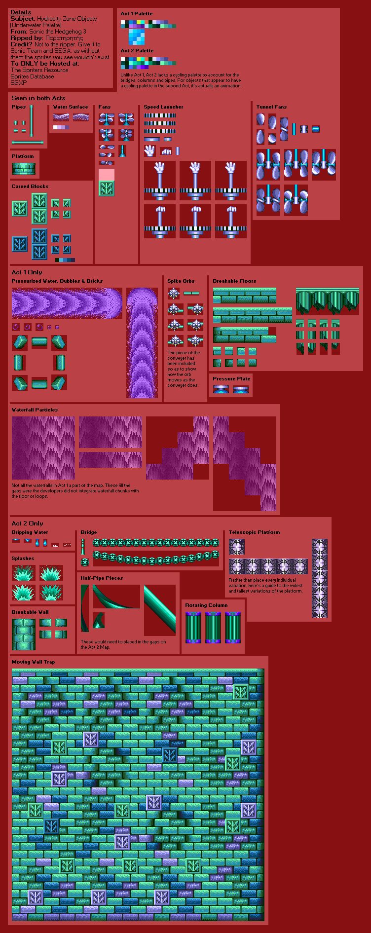Hydrocity Zone Objects (Underwater) (S3)