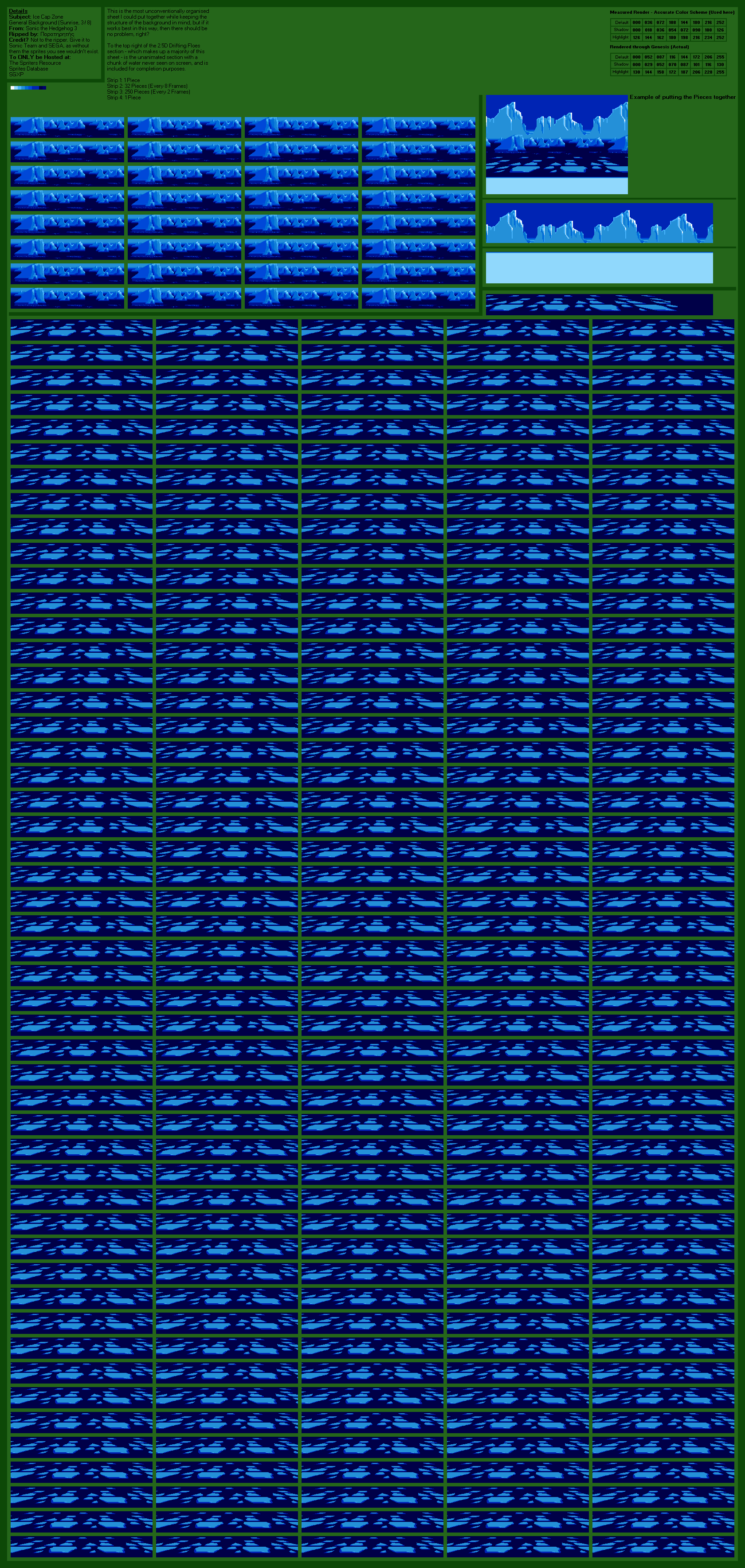 Ice Cap Zone (General, Sunrise 3/8) (S3)