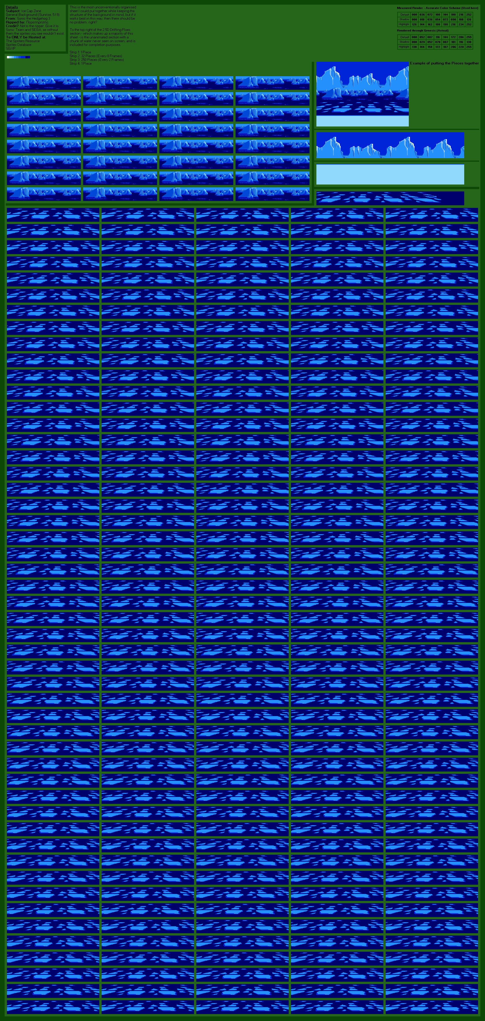 Ice Cap Zone (General, Sunrise 5/8) (S3)