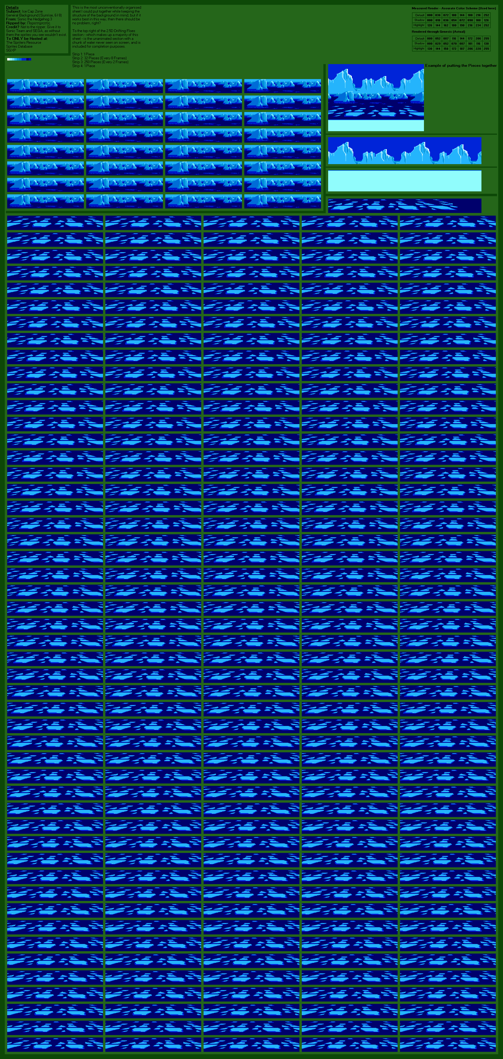 Ice Cap Zone (General, Sunrise 6/8) (S3)