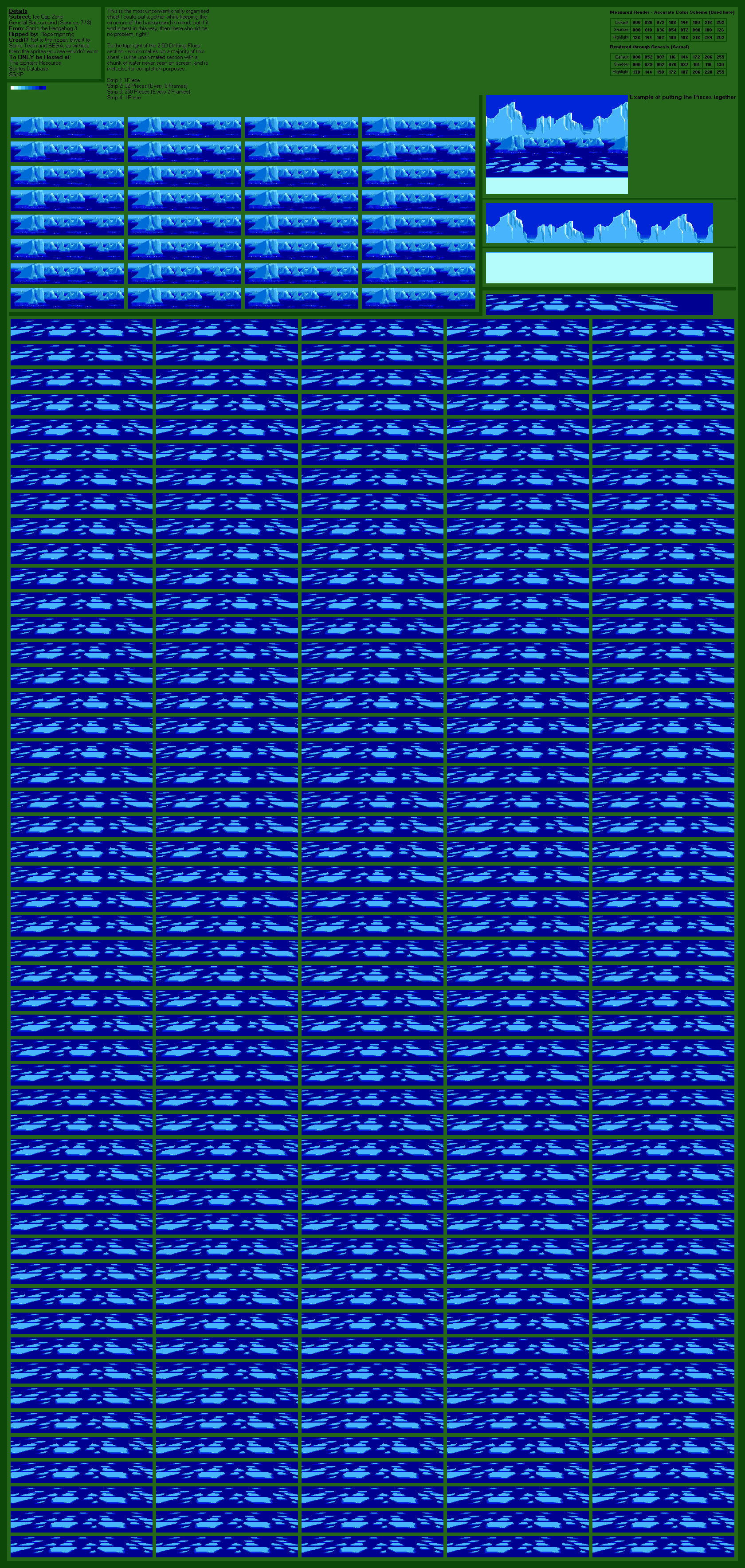 Ice Cap Zone (General, Sunrise 7/8) (S3)