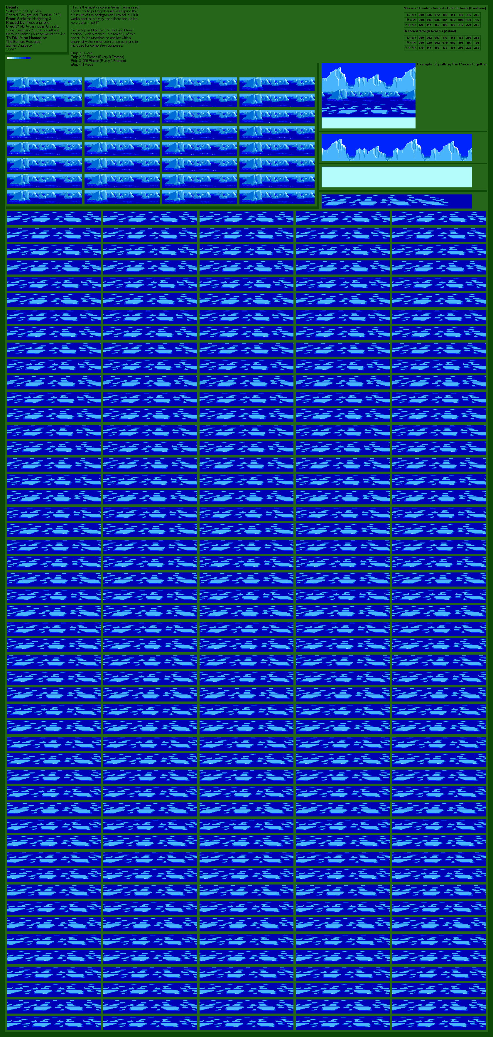 Ice Cap Zone (General, Sunrise 8/8) (S3)