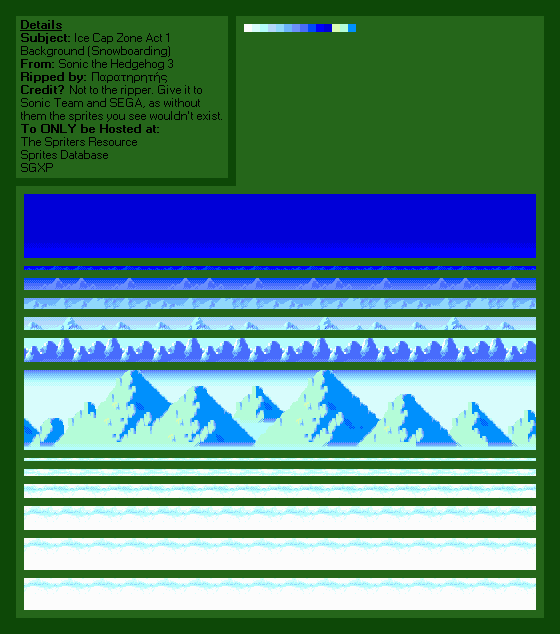 Ice Cap Zone (Snowboarding Section) (S3)