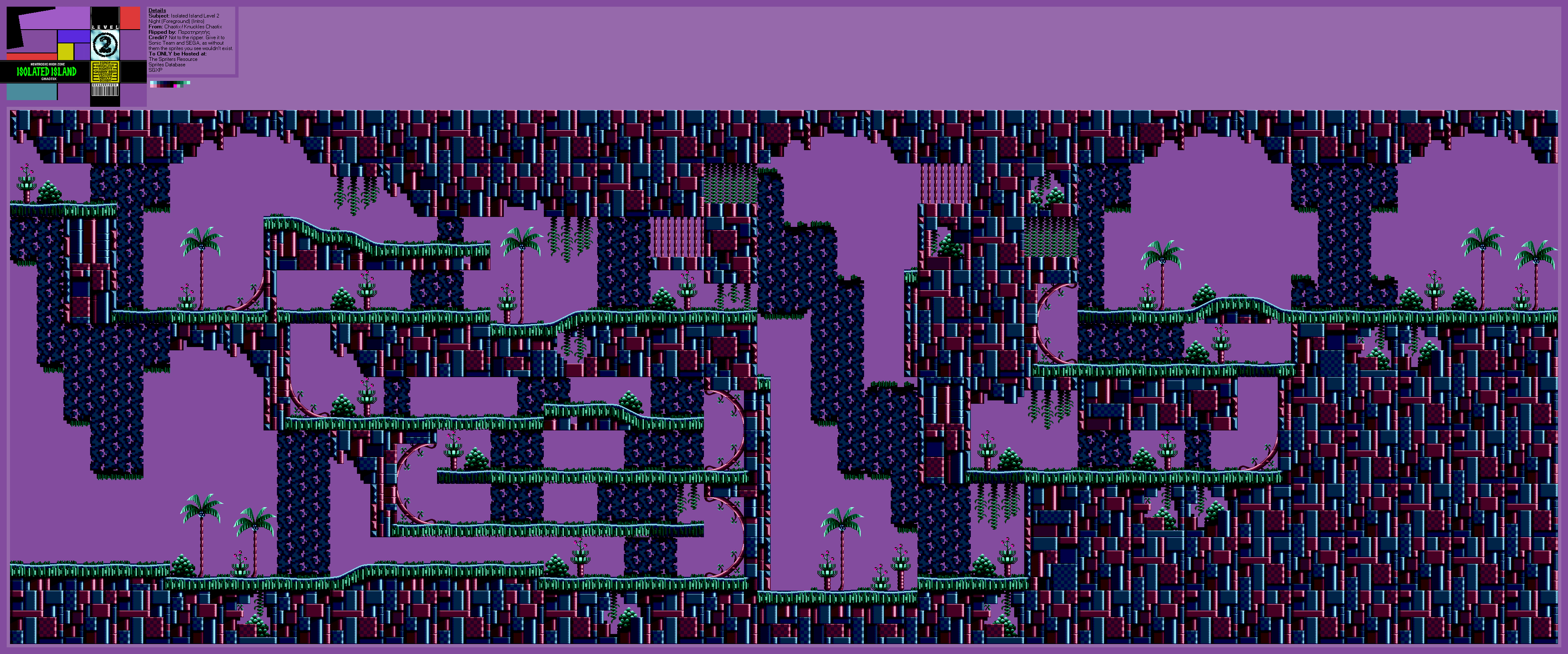 Isolated Island (Intro) Level 2 (Night) (Chaotix)