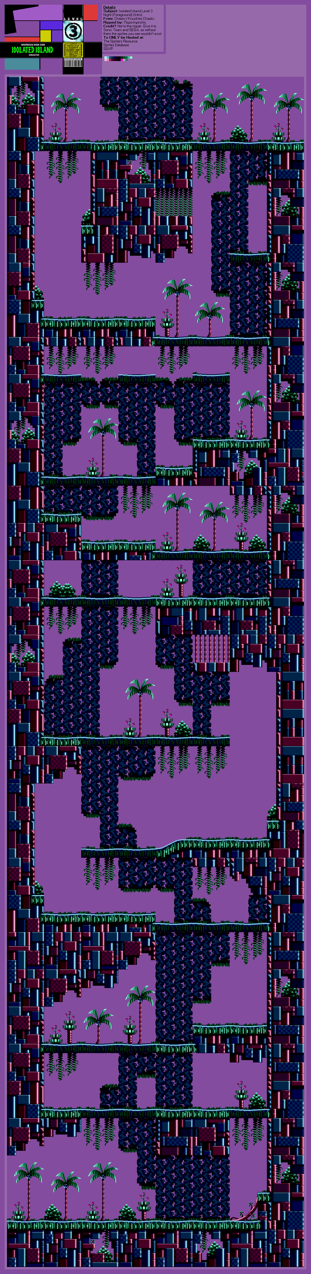 Isolated Island (Intro) Level 3 (Night) (Chaotix)