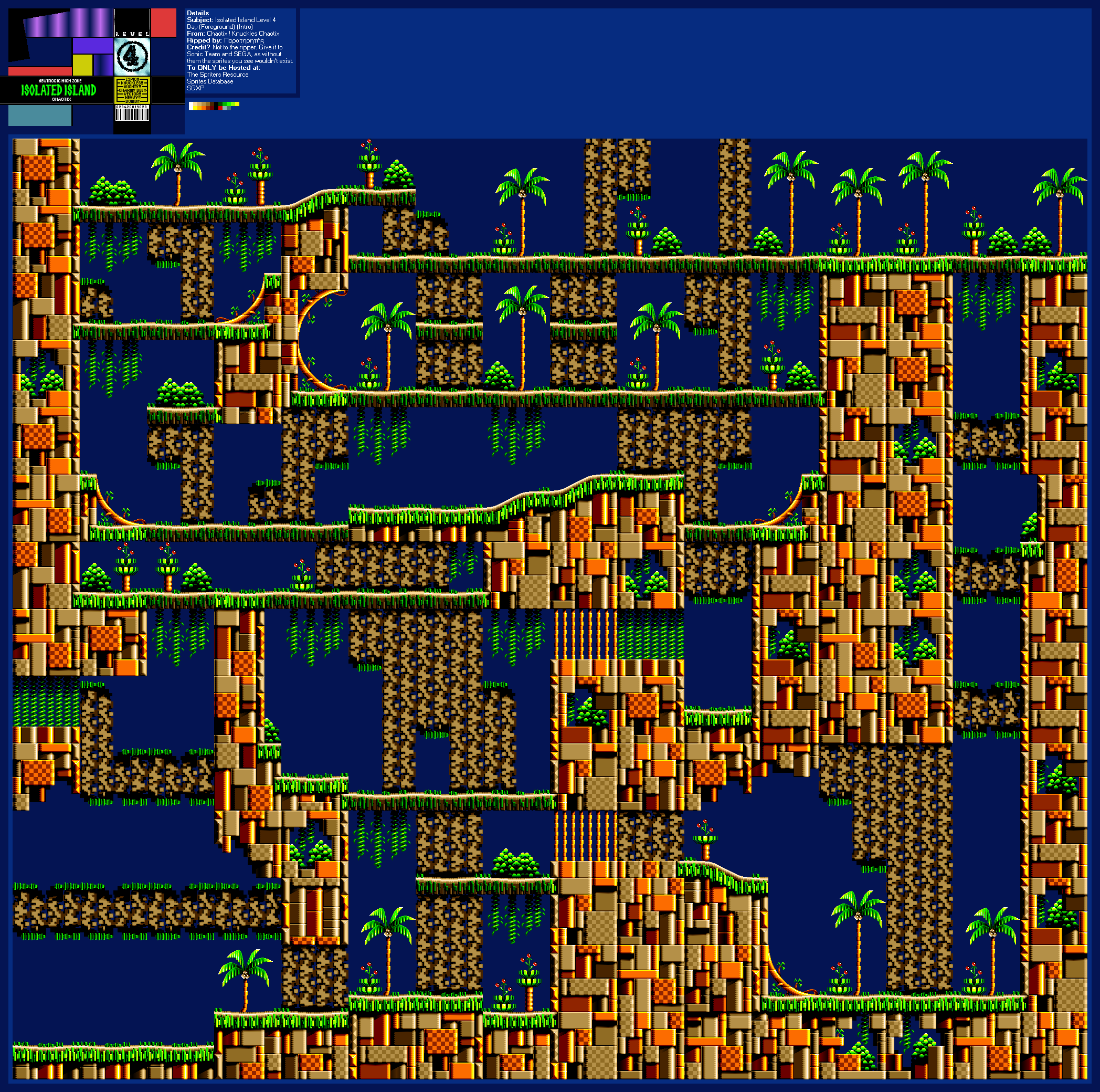 Isolated Island (Intro) Level 4 (Day) (Chaotix)