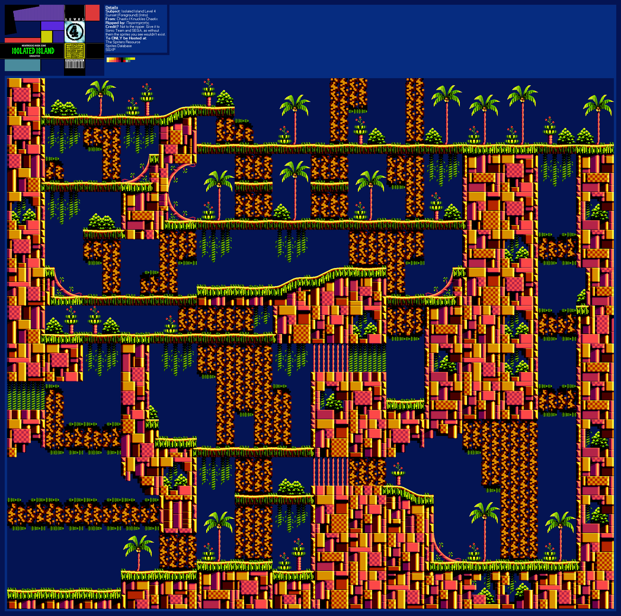 Isolated Island (Intro) Level 4 (Sunset) (Chaotix)