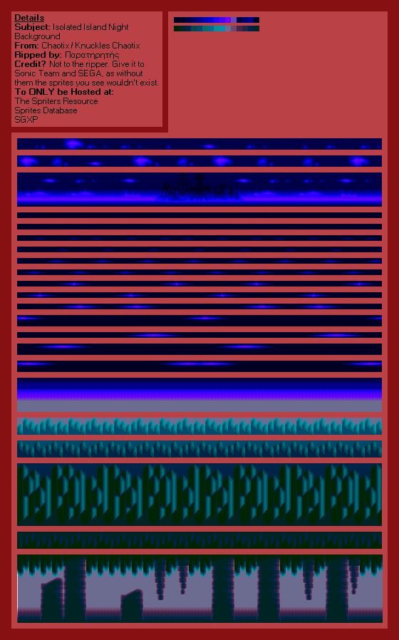 Isolated Island (Night) (Chaotix)