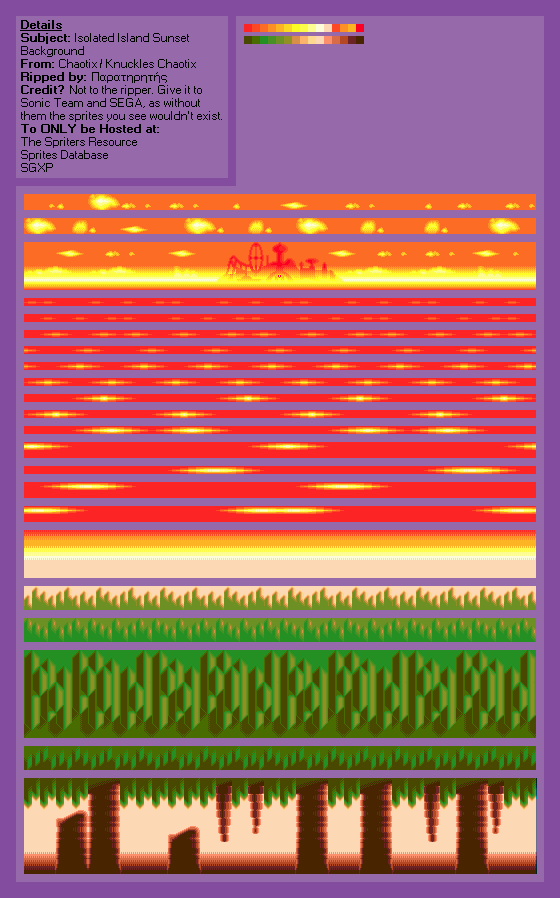 Isolated Island (Sunset) (Chaotix)