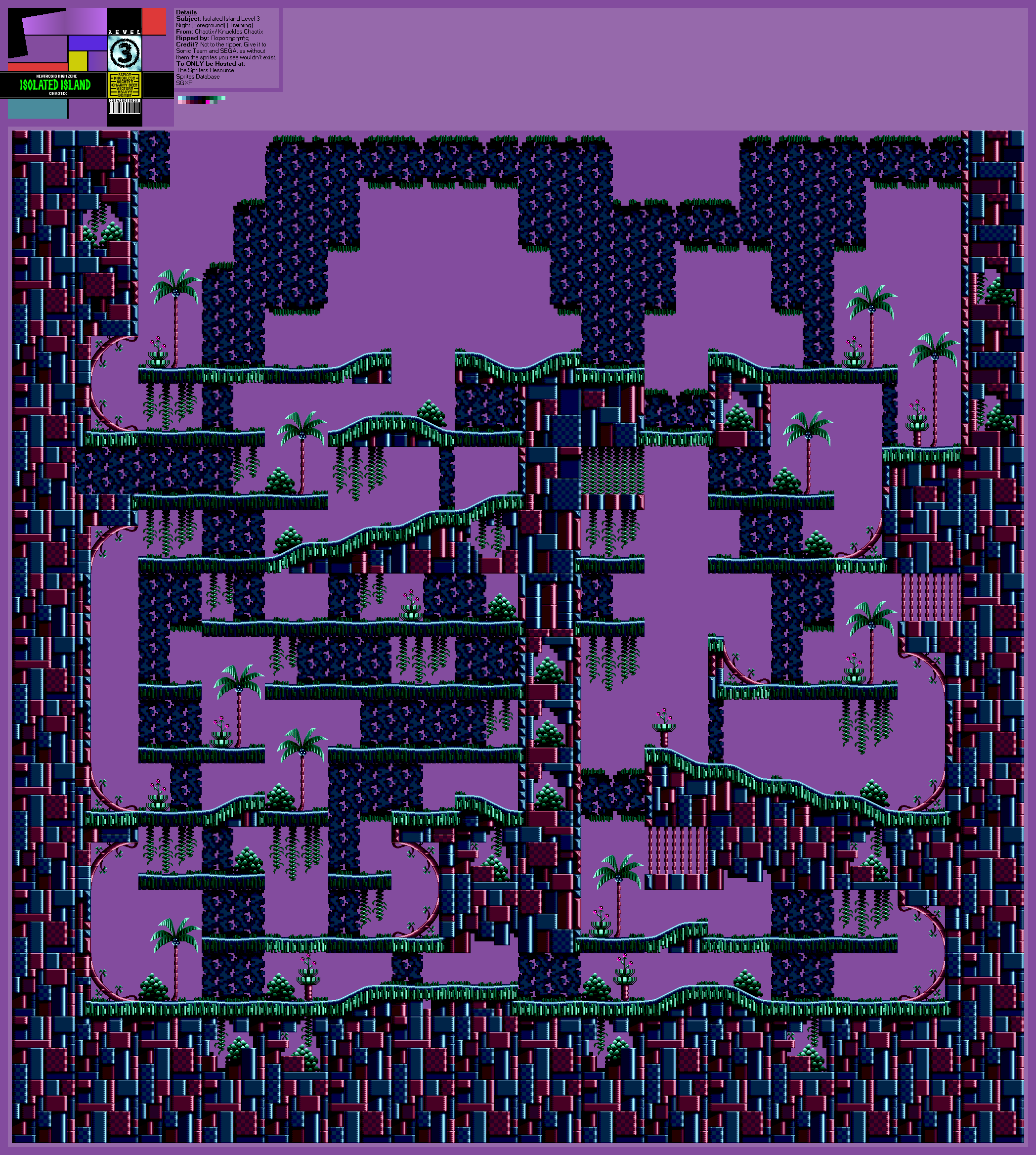 Isolated Island (Training) Level 3 (Night) (Chaotix)