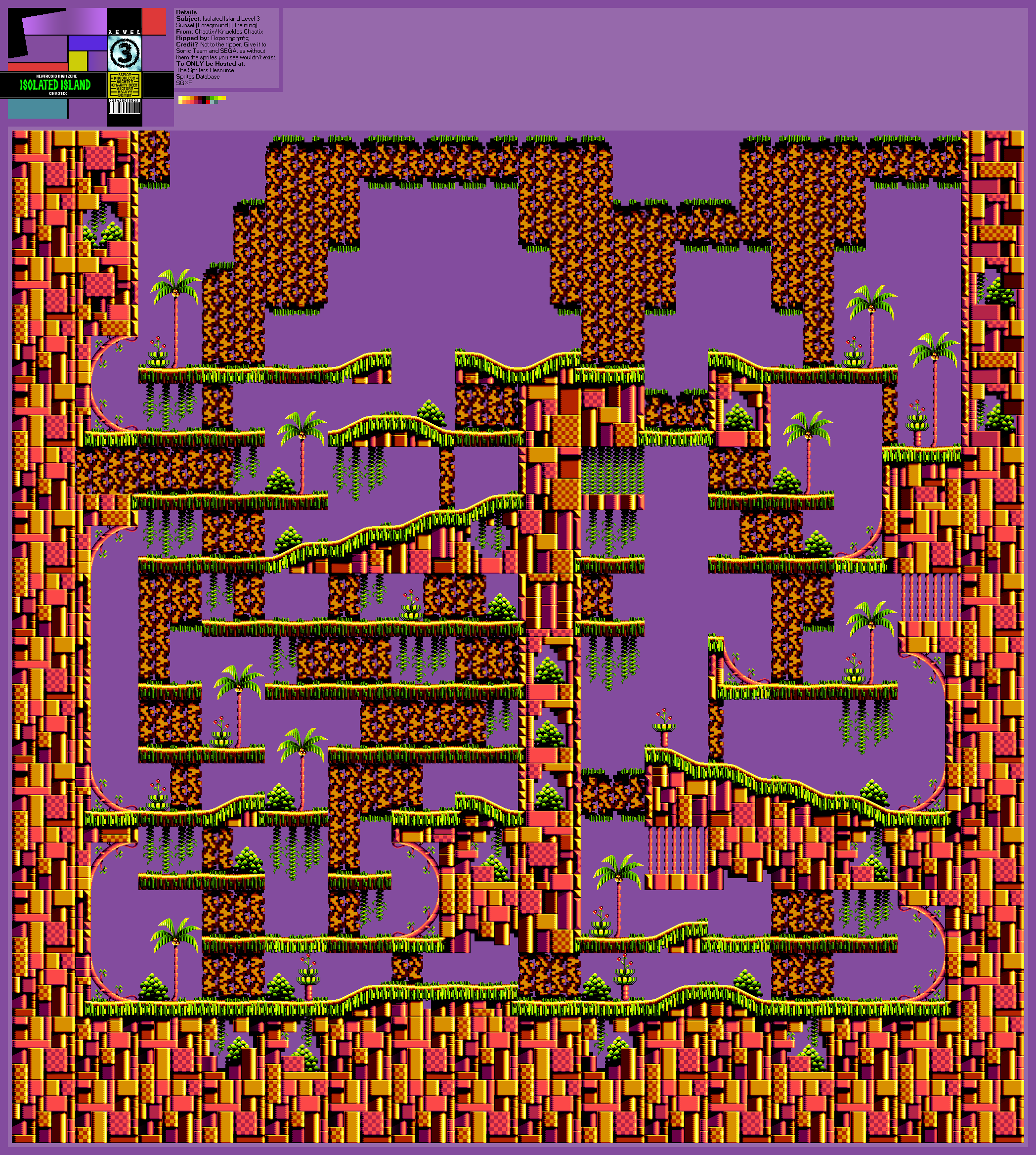 Isolated Island (Training) Level 3 (Sunset) (Chaotix)