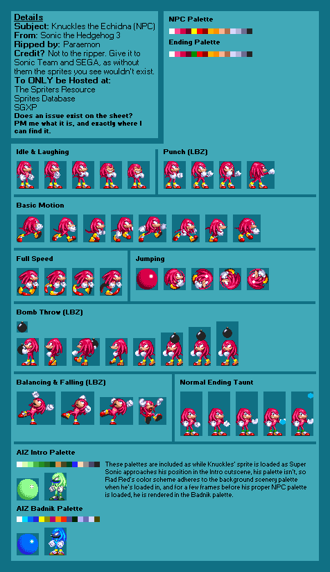 Knuckles the Echidna (NPC) (S3)