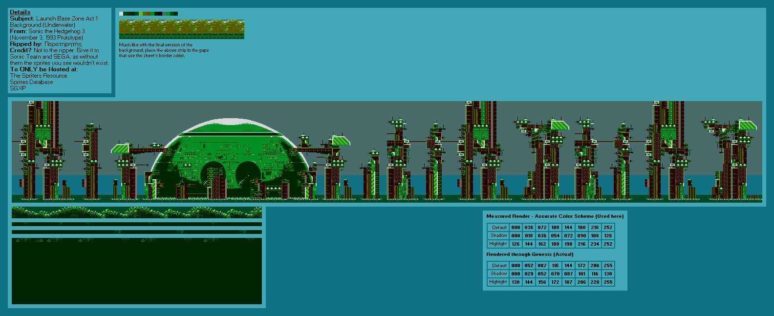 Launch Base Zone Act 1 (Underwater) (S3 Prototype)