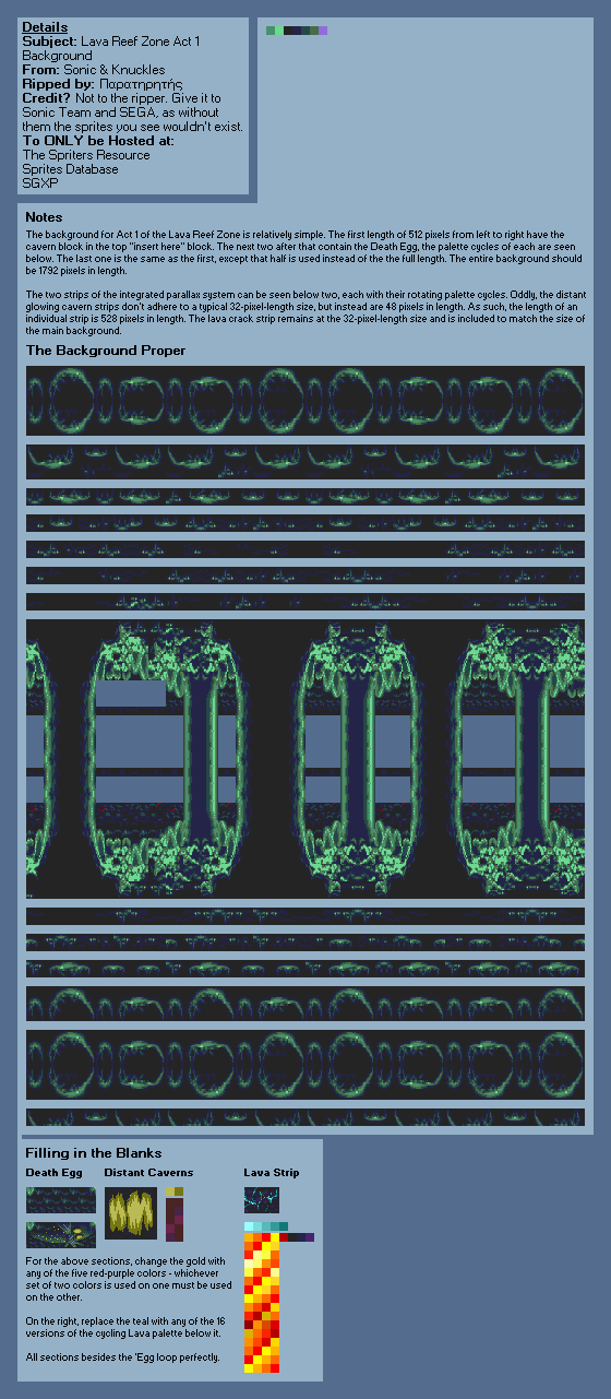 Lava Reef Zone Act 1 (S&K)
