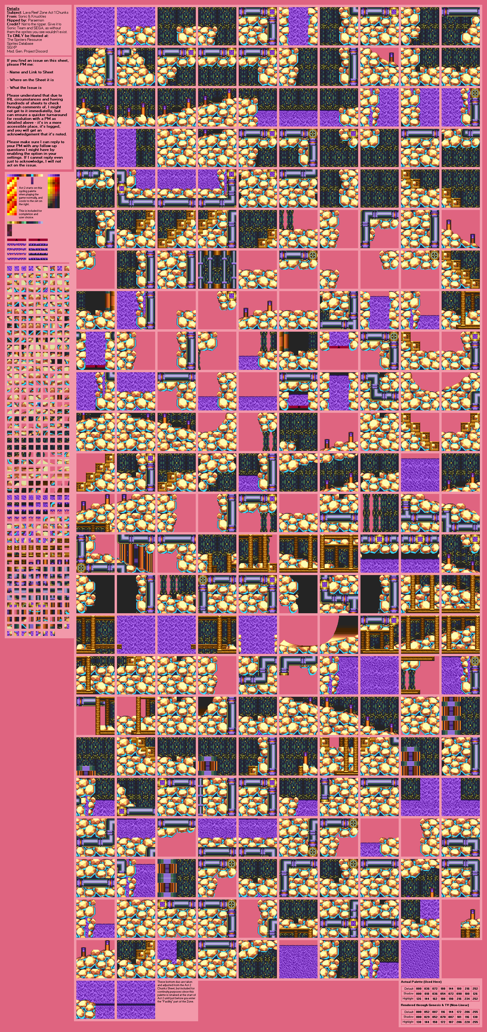 Lava Reef Zone Act 1 (S&K)