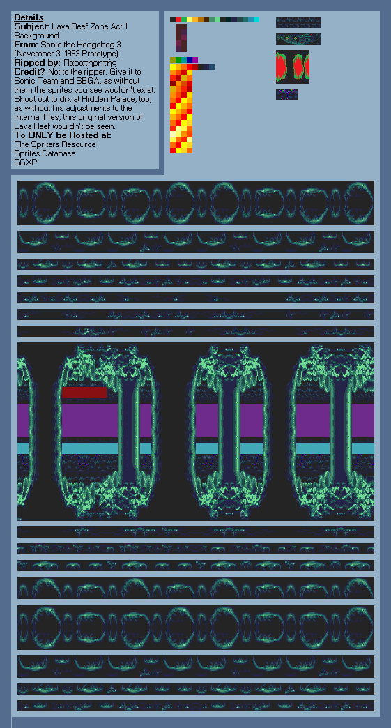 Lava Reef Zone Act 1 (S3 Prototype)
