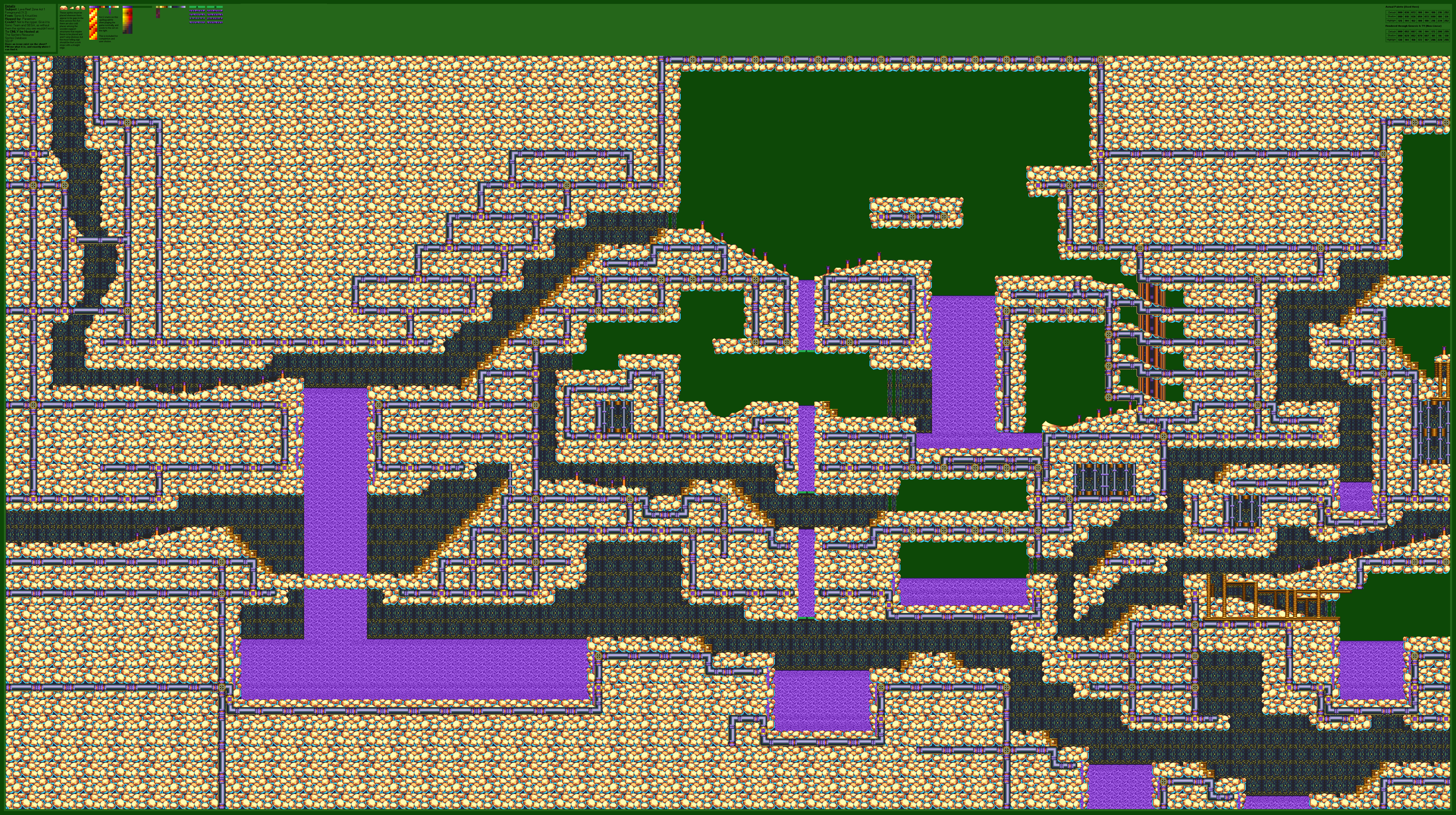 Lava Reef Zone Act 1 (S&K), part 1 of 2