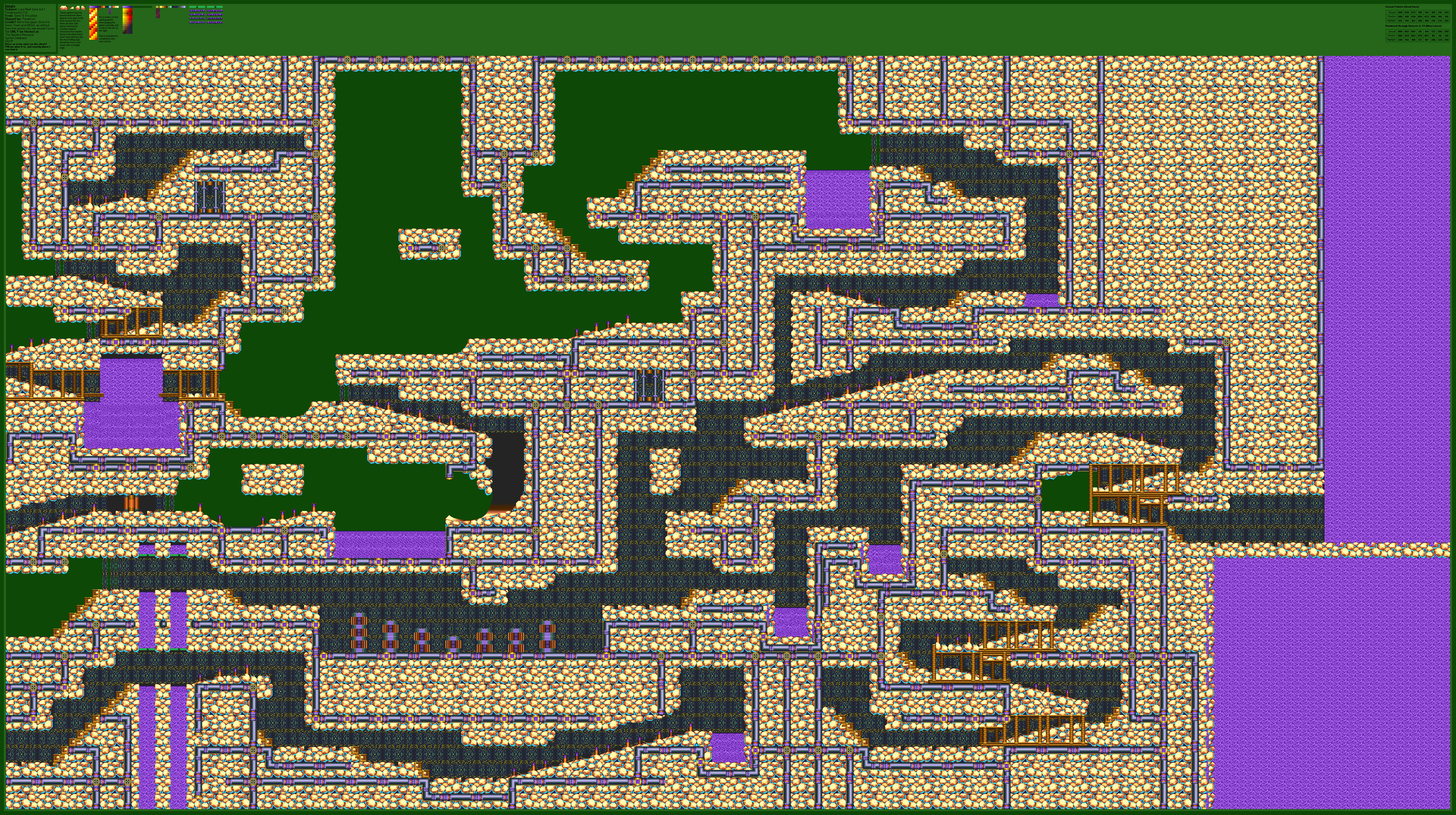 Lava Reef Zone Act 1 (S&K), part 2 of 2