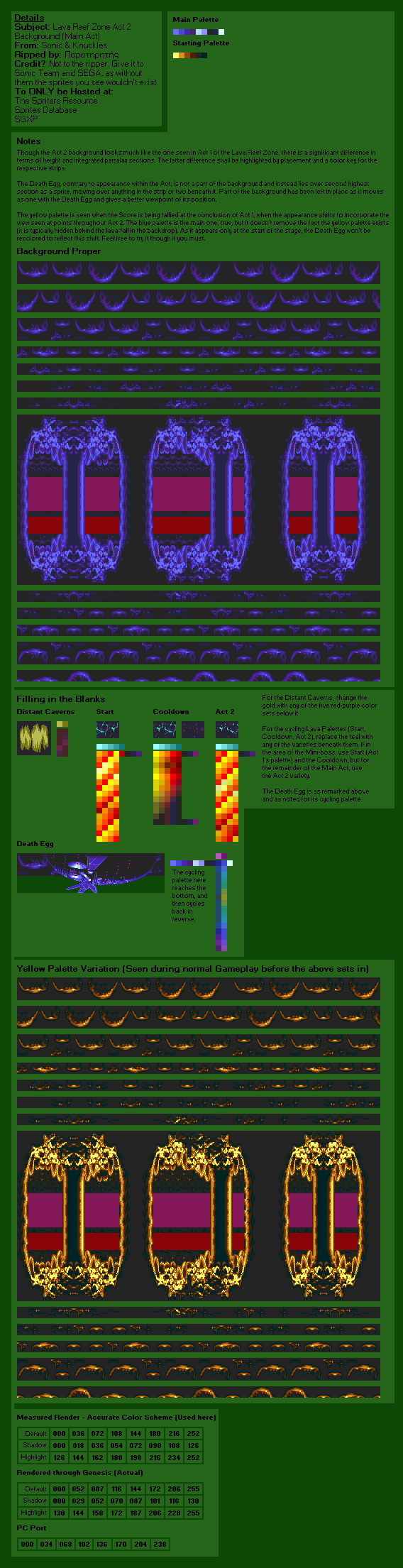 Lava Reef Zone Act 2 (S&K)