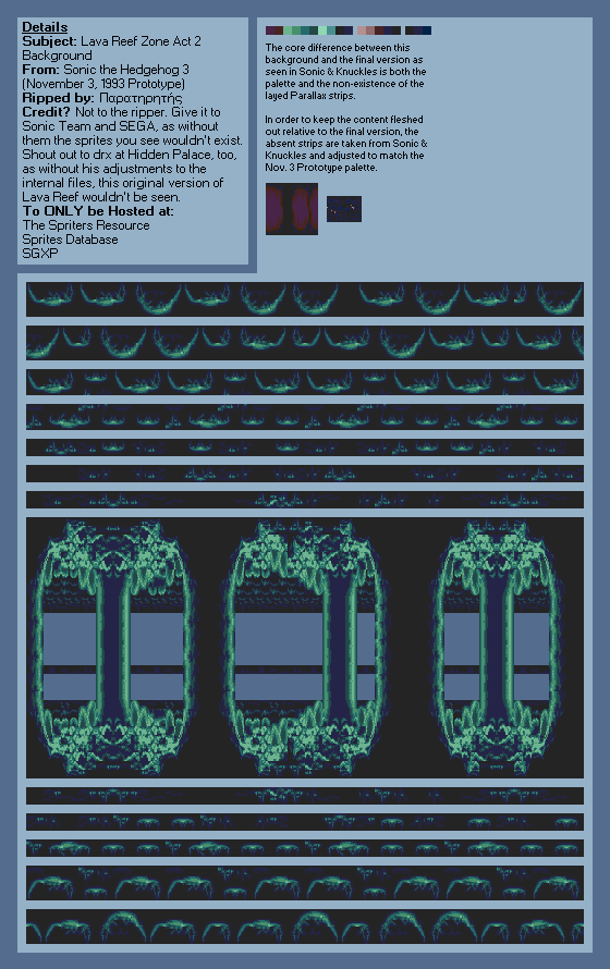 Lava Reef Zone Act 2 (S3 Prototype)