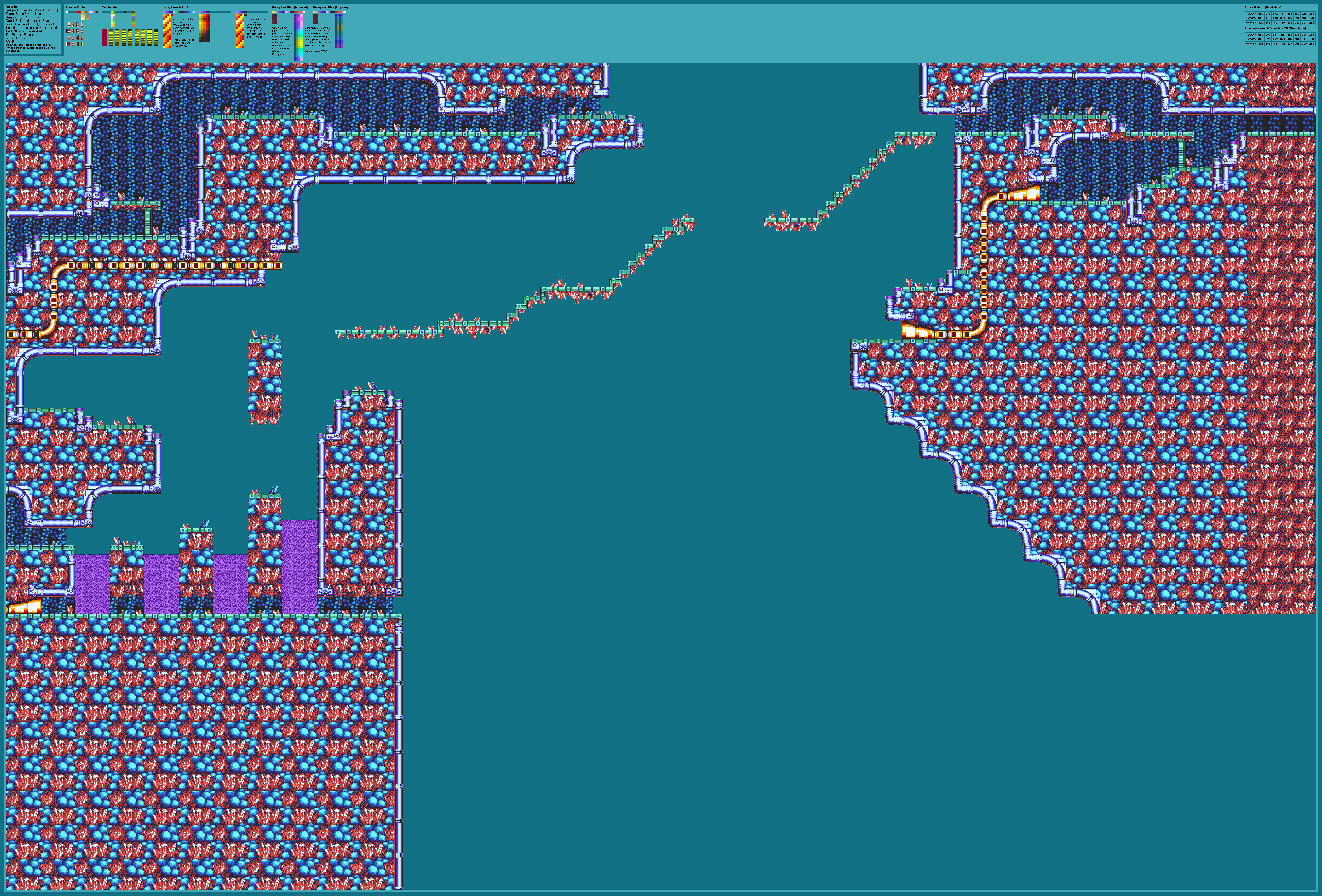 Lava Reef Zone Act 2 (S&K), part 3 of 3
